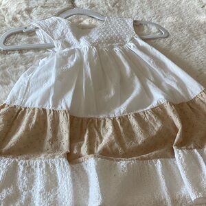 ZARA Girls Embroidered Cotton Dress – Size 5-6 Years